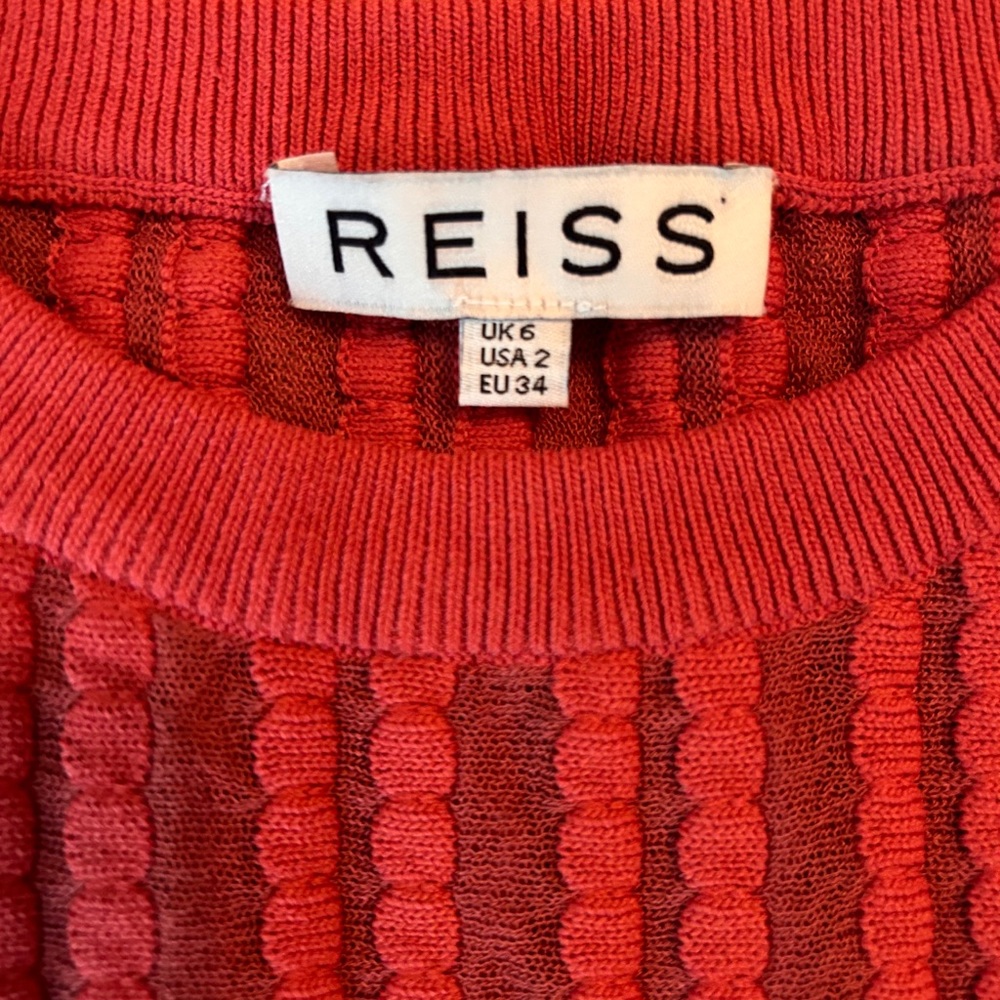 Reiss coral size 2 dress
